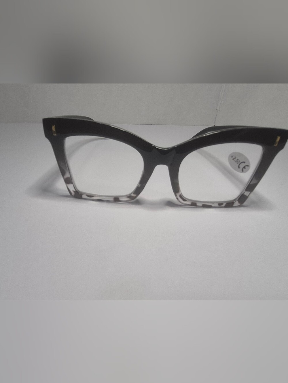 Women’s Black and Gray Ombre Cat-Eye Glasses Frame
